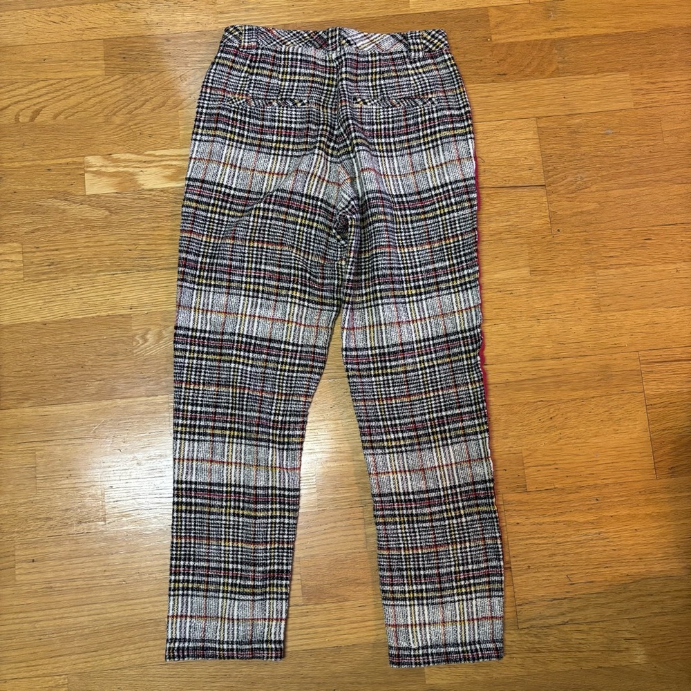 Free People Good Vibes Preppy Plaid Academia Career Quiet Luxury Trouser Pants 4 - Picture 4 of 7